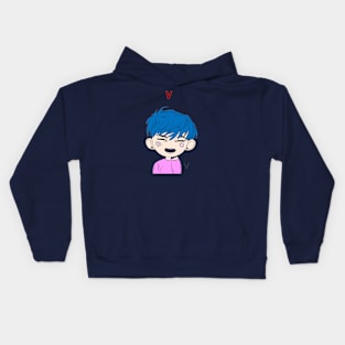 V bts Kids Hoodie